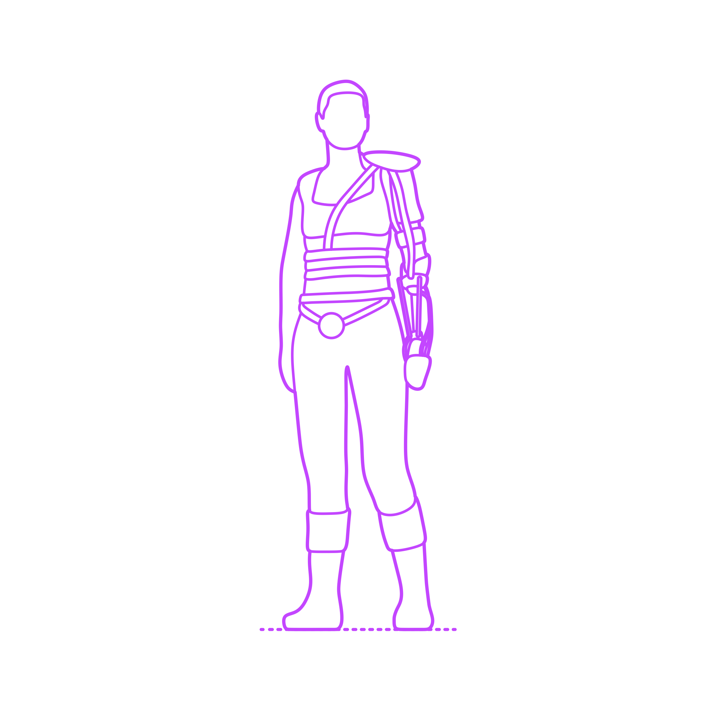 Pop Culture Action Heroes Imperator Furiosa Contour Svg Vector Free Vectors